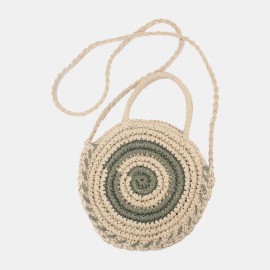 Women Travel Summer Beach Straw Handbag Shoulder Bag