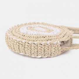 Women Travel Summer Beach Straw Handbag Shoulder Bag
