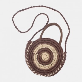 Women Travel Summer Beach Straw Handbag Shoulder Bag