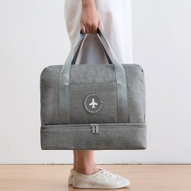 Travel Dry And Wet Separation Bag Fitness Bag Cationic Clothes Storage Bag Portable Sports Bag