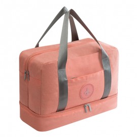 Travel Dry And Wet Separation Bag Fitness Bag Cationic Clothes Storage Bag Portable Sports Bag