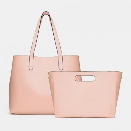 Women 2 PCS 15.6 Inch Laptop Pocket Multi-pocket Large Capacity Removable Key Multifunctional Handbag Tote