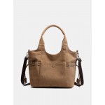 Women Canvas Large Capacity Crossbody Bag