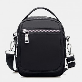 Women Nylon Waterproof Solid Casual Shoulder Bag Handbag