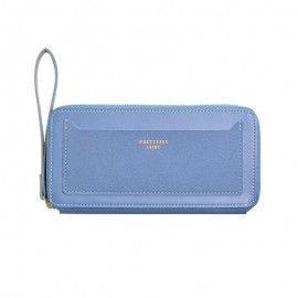 Women Multi-function Faux Leather Wallet 6 Inch Phone Bag Card Holder