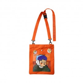 Ins Original Comic Cartoon Canvas Bag Cute Simple Large Capacity Student Shoulder Messenger Bag