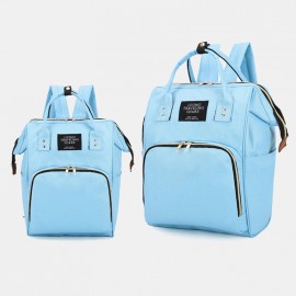 Women Canvas Casual Mummy And Kids  Patchwork Backpack