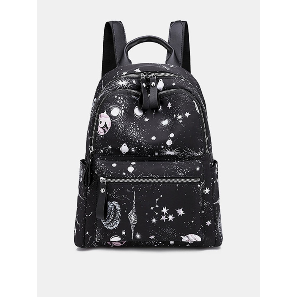 Women Large-capacity Starry Sky Pattern Shoulder Bag Backpack Women Large-capacity Starry Sky Pattern Shoulder Bag Backpack