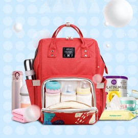 Print Diaper Mommy Bags Backpack Multi-functional Wawterproof Durable Shoulder Bags