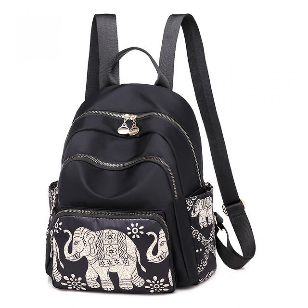 Simple And Stylish Large-capacity Backpack Girl Casual Light Oxford Cloth Bag Trend Wild Shopping Backpack