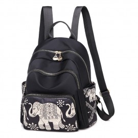 Simple And Stylish Large-capacity Backpack Girl Casual Light Oxford Cloth Bag Trend Wild Shopping Backpack