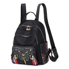Simple And Stylish Large-capacity Backpack Girl Casual Light Oxford Cloth Bag Trend Wild Shopping Backpack