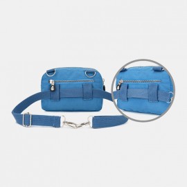 Women Solid Waterproof Multifunction Crossbody Bag