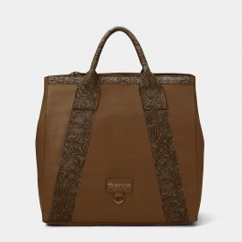 QUEENIE Women Casual Embossed Handbag Shopping Shoulder Bag