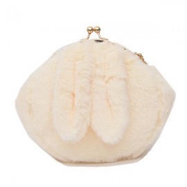 Cute Rabbit Plush Creative Shoulder Bag Phone Bag Chain Shell Crossbody Bags