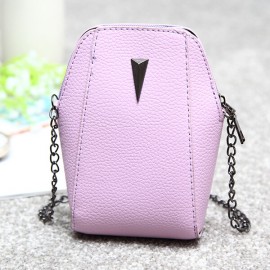 Woman PU Crocodile pattern chain bag Phone Bag Clutch Bag Crossbody Bag