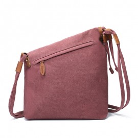 Brenice National Printing Canvas Shoulder Bags Vintage Bohemia Button Crossbody Bags