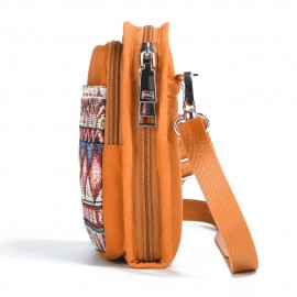 Brenice National Multi-pocket Bohemia Card Holder Mini Crossbody Bags