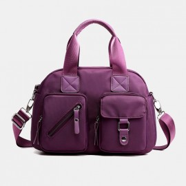 Women Nylon Water Resistant Multi-slot Crossbody Bags