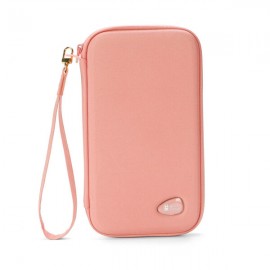 Women Men Nylon Casual Travel Passport Storage Bag Clutch Wallet Purse