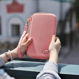 Women Men Nylon Casual Travel Passport Storage Bag Clutch Wallet Purse