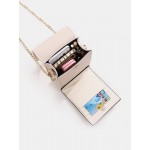 Women Multi-function Grid Pattern Shoulder Bags Crossbody Phone Bags